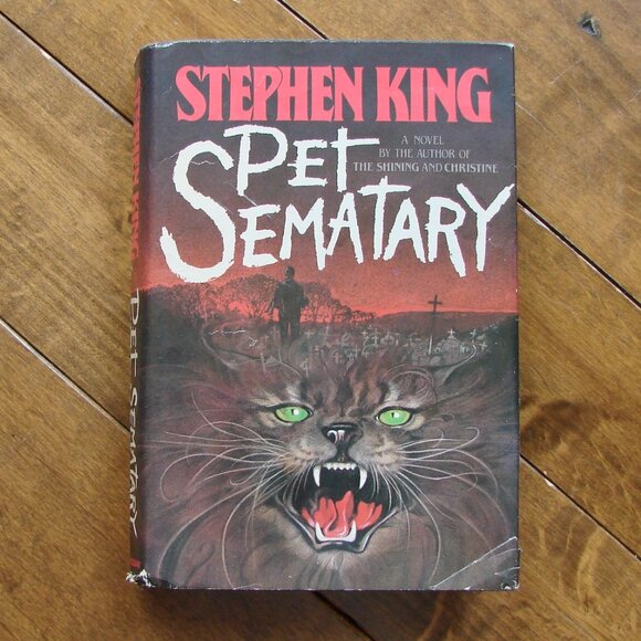 Stephen King Pet Sematary HC Book 1983 Dust Jacket Doubleday 1st Edition ? - Picture 1 of 16